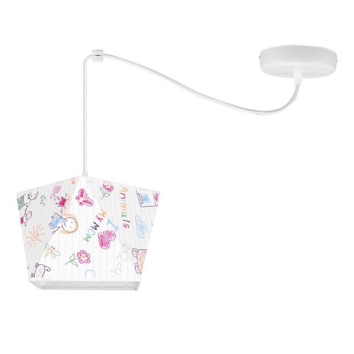 Nowoczesna Lampa Dziecięca z Abażurem Pająk