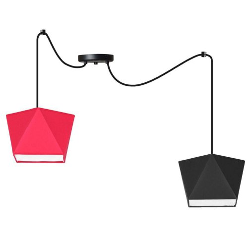 Nowoczesna Lampa Wisząca Pająk z Abażurami Żyrandol