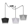 Lampa wisząca sufitowa SPIDER z trzema abażurami Lampa wisząca sufitowa SPIDER z trzema abażurami