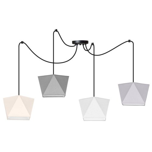 Lampa Wisząca z Abażurami Nowoczesny Żyrandol