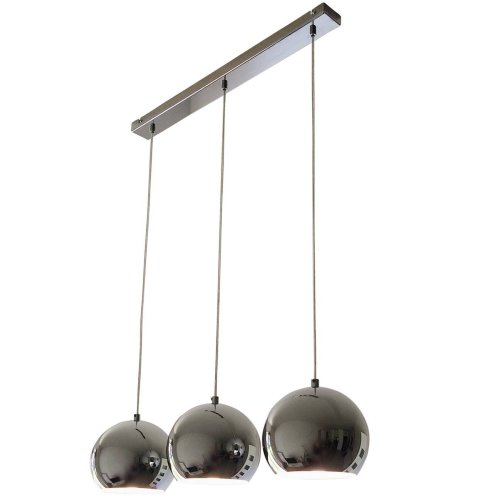 Lampa Wisząca Chromowane Kule