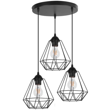 Nowoczesna lampa wisząca sufitowa Loft Edison