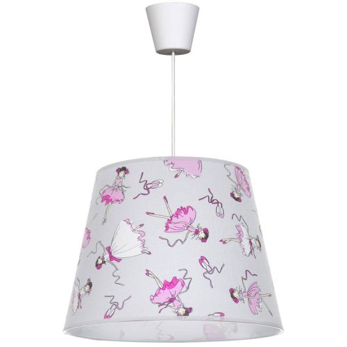 Lampa Wisząca Pojedyncza Abażur Stożek Pokój Dziecka