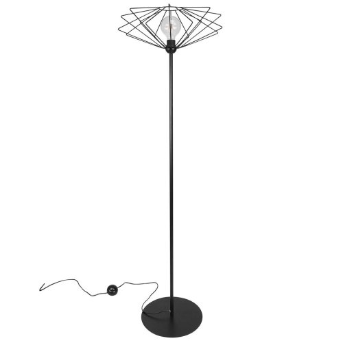 Lampa Stojąca w Stylu Loft Metalowa Edison