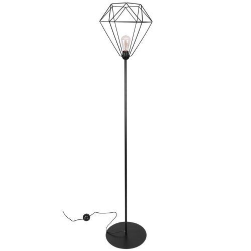 Lampa Podłogowa Industrialna z Metalu Loft