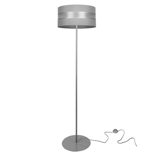Klasyczna Lampa Podłogowa Stojąca LED Abażur 40 cm