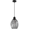 Modna czarna lampa wisząca metalowa Loft  Modna czarna lampa wisząca metalowa Loft