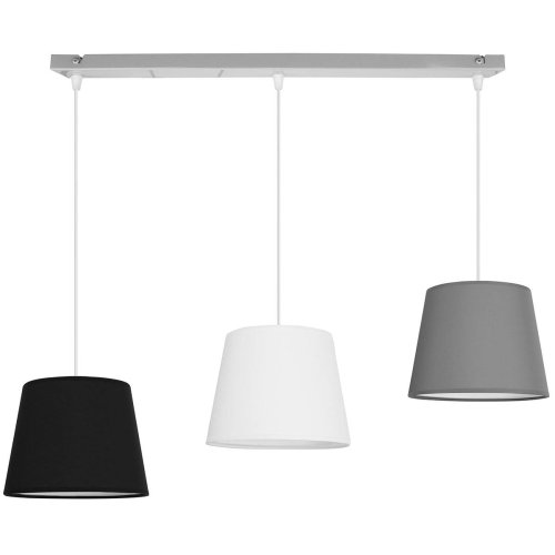 Lampa Sufitowa Wisząca Żyrandol Abażury Regulacja