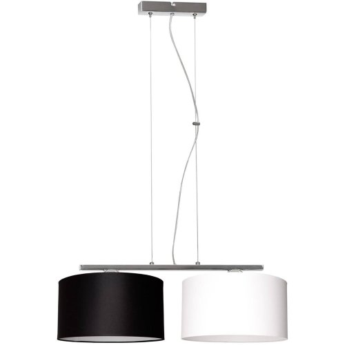 Klasyczna Lampa Wisząca z Abażurami Regulacja Chrom