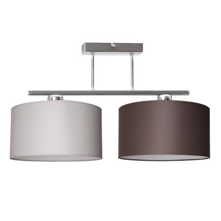 Nowoczesna lampa dwa kolory abażurów