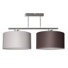 Nowoczesna lampa dwa kolory abażurów Nowoczesna lampa dwa kolory abażurów