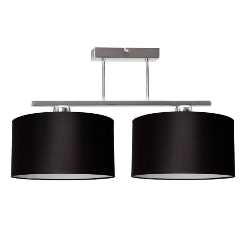 Lampa Sufitowa Żyrandol z Abażurami Chrom