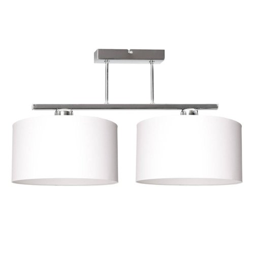 Lampa Sufitowa Żyrandol z Abażurami Chrom