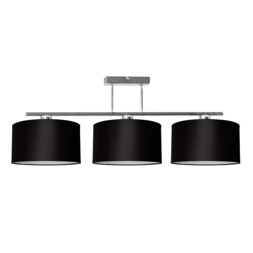 Nowoczesna Lampa z Abażurami Chrom Sufitowa