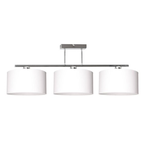 Nowoczesna Lampa z Abażurami Chrom Sufitowa