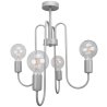 Lampa wisząca industrialna szara Lampa wisząca industrialna szara