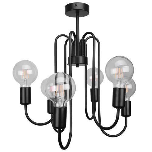 Klasyczna Lampa Sufitowa Wisząca Żyrandol Loft Edison