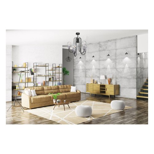 Lampa Sufitowa Żyrandol Loft Edison Chrom