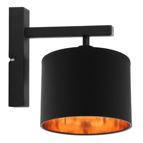 Kinkiet z Abażurem Złoty Środek Metal Lampa