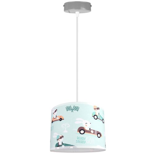 Lampa Wisząca do Pokoju Dziecka Abażur we Wzory