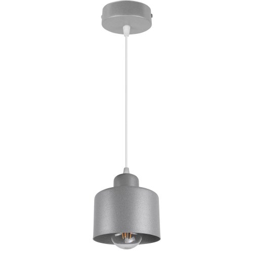 Pojedyncza Lampa Wisząca Regulowana Metalowa LED
