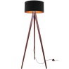 Nowoczesna lampa trójnóg stojąca konstrukcja palisander Nowoczesna lampa trójnóg stojąca konstrukcja palisander