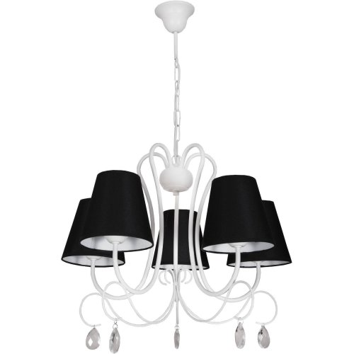 Lampa Wisząca Kolorowe Abażury Żyrandol