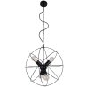 Lampa Zwis 4 Źródła Światła Loft Czarna Lampa Zwis 4 Źródła Światła Loft Czarna