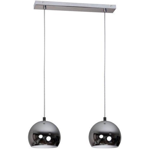 Lampa Wisząca Chromowana Kule Metal