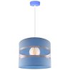 Wisząca Lampa Kolorowy Abażur Dziecięca Niebieska