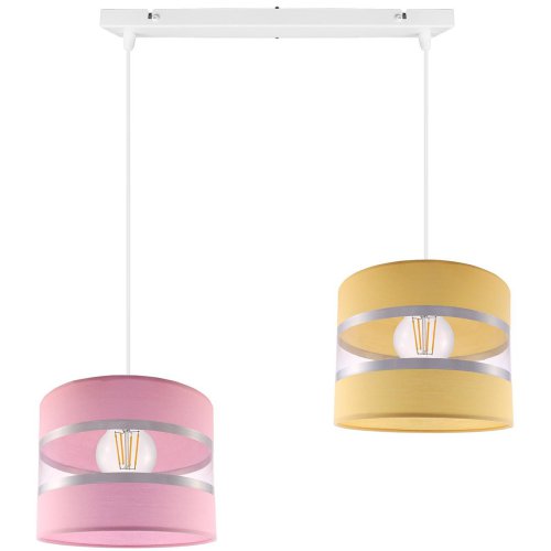 Lampa Wisząca z Abażurami Kolorowa Nowoczesna