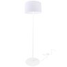 Lampa Stojąca Stojak Nowoczesna z Białym Abażurem Lampa Stojąca Stojak Nowoczesna z Białym Abażurem