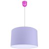 Lampa Wisząca Nowoczesna Abażur Materiałowy Wrzosowy na Lince