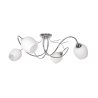 Elegancka Lampa Sufitowa Żyrandol Chrom Elegancka Lampa Sufitowa Żyrandol Chrom