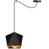 Nowoczesna Lampa Wisząca Pająk Złote w Środku Abażury Nowoczesna Lampa Wisząca Pająk Złote w Środku Abażury