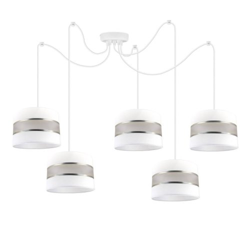 Lampa Wisząca Żyrandol z Abażurami LED