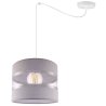 Lampa Jednopłomienna Pająk Pastelowe Kolory Abażura Jasnoszary Lampa Jednopłomienna Pająk Pastelowe Kolory Abażura Jasnoszary