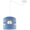 Lampa Jednopłomienna Pająk Pastelowe Kolory Abażura Niebieski Lampa Jednopłomienna Pająk Pastelowe Kolory Abażura Niebieski