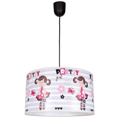 Lampa Wisząca z Abażurem Dziecięce Wzory