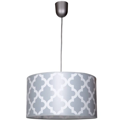 Lampa Wisząca Pojedyncza z Abażurem we Wzory