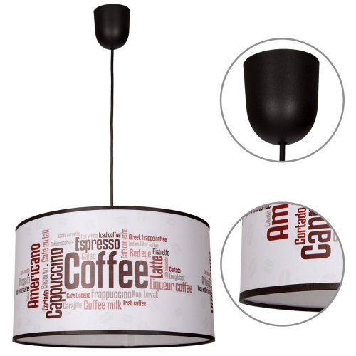 Lampa Wisząca do Kuchni Abażur Coffe
