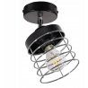 Czarna wisząca lampa z chomowanymi elementami Czarna wisząca lampa z chomowanymi elementami