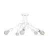 Elegancka biała lampa sufitowa 5-płomienna Elegancka biała lampa sufitowa 5-płomienna