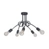 Czarna lampa sufitowa Edison Loft Czarna lampa sufitowa Edison Loft