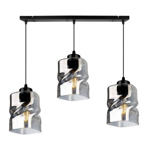 Nowoczesna Lampa Wisząca ze Szklanymi Kolorowymi Kloszami