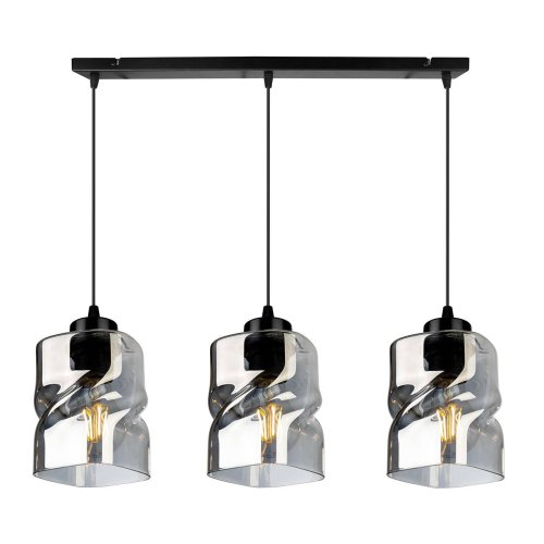Nowoczesna Lampa Wisząca ze Szklanymi Kolorowymi Kloszami