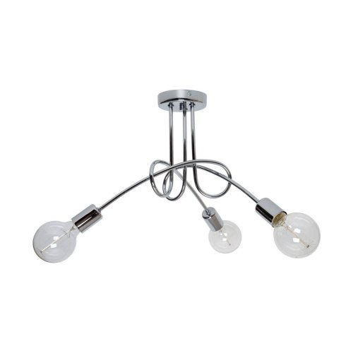 Lampa Wisząca Edison Chromowana Loft
