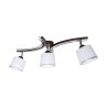 Lampa 3-płomienna z chromowanymi elementami Lampa 3-płomienna z chromowanymi elementami