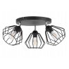 Czarna lampa sufitowa w stylu loft Czarna lampa sufitowa w stylu loft