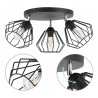 Lampa 3 płomienna w stylu loftowym szczegóły wykonania
